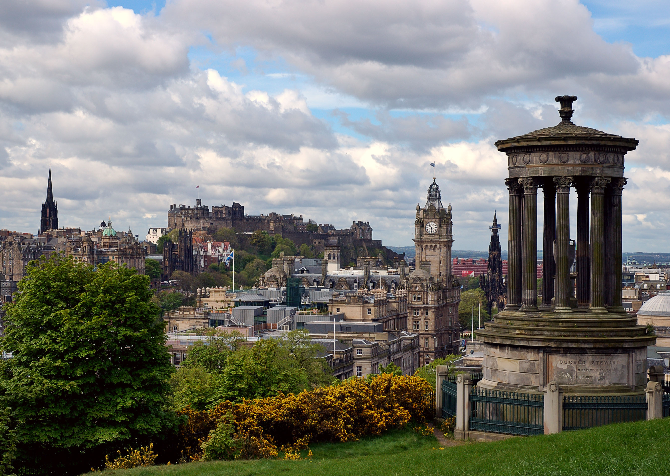 Panorama of Edinburgh (summertime view)